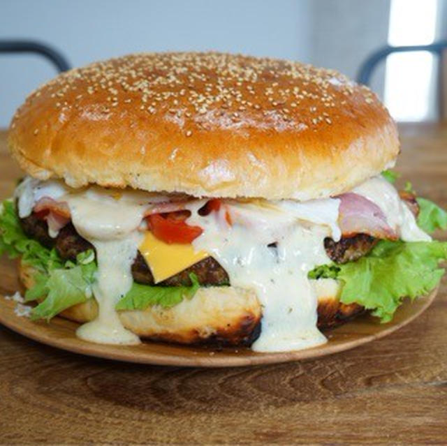 Bigバーガーでランチ！！お友達滞在3日目。