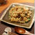 チャーシュー炒飯　と　長芋とわかめと豆腐のスープ