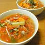 トマトと香菜スープの煮麺