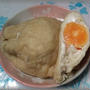 冷凍卵の巾着煮