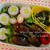 女子高生のお弁当（アスパラつくね棒と変わりカッパ巻き）