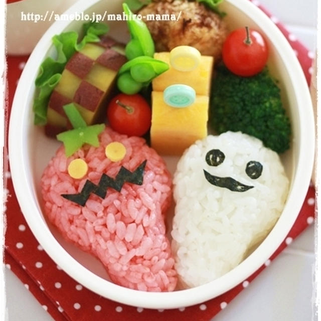 キャラ弁＊激辛なめこ＆残念なお知らせ