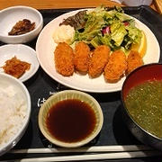 カキフライ定食