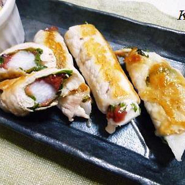 長芋と大葉のくるトン焼き♪