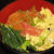 鮭そぼろの三色丼