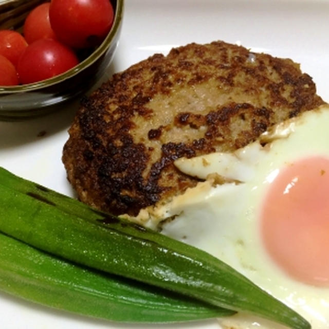 冷凍ハンバーグを焼いて＆京君ママの米粉パン♪