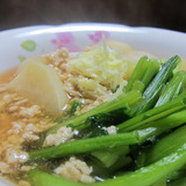 「小蕪の鶏あんかけ」