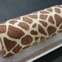 キリン模様のバナナロールケーキ・レシピ
