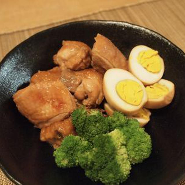鶏の醤油煮込み