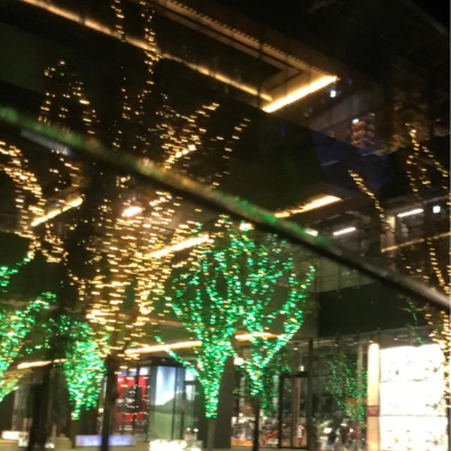 名古屋の夜の街のキラキラ