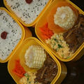 8月14日　　2つの焼肉弁当