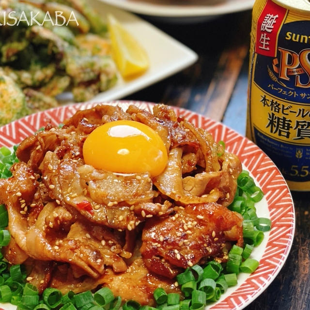 最高の罪悪感メシ！にんにくがつんとスタミナ焼肉丼！