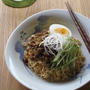 大豆ミートで 汁なし坦々麺