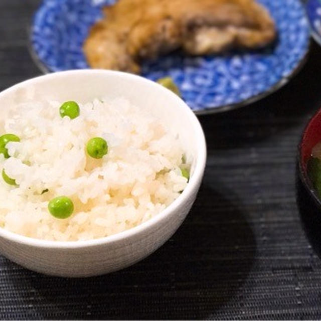 シワにならない青豆ご飯の作り方