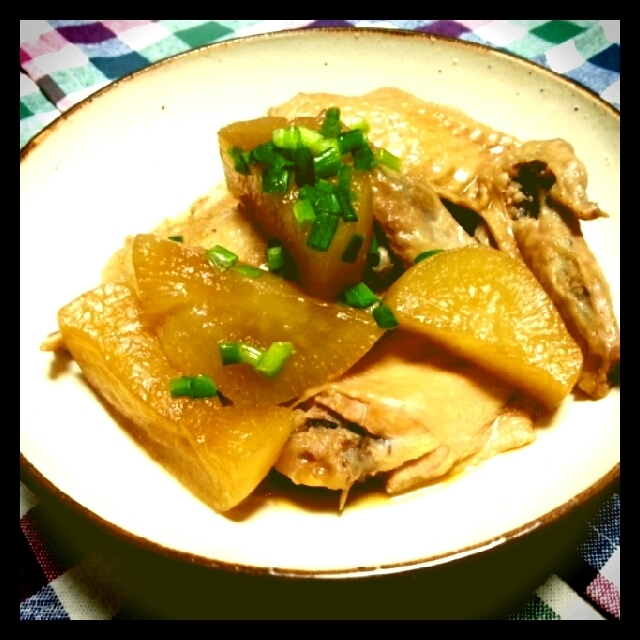 大根と手羽先のトロトロ煮♡