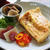 ヨーグルトフレンチトースト＆焼きチョコバナナのスイートな朝ごはん
