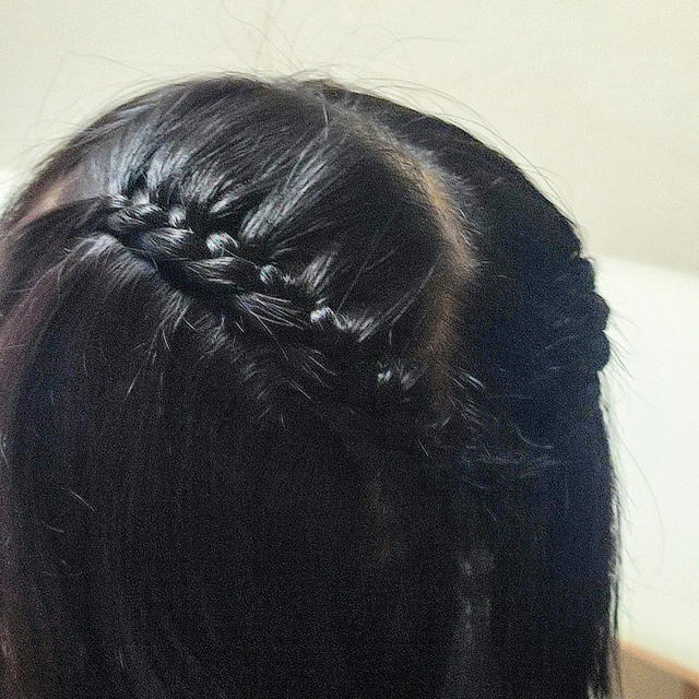久々ヘアセット