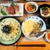 天ぷらうどん・カツオそぼろの冷奴と6月14日のお弁当