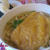 今日のブランチ　大きなきつねうどん