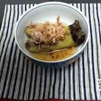 焼きなすの煮浸し
