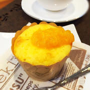 【ホットケーキミックスde簡単】みかんジャムのカップケーキ(〃艸〃)♡