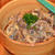 もやしとひき肉の卵とじ丼