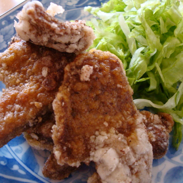 豚レバーのカレー揚げ