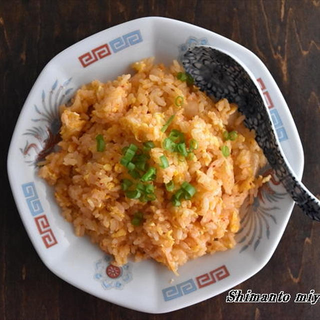 パパッと簡単ランチ！キムマヨチャーハン