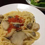 保存食でパスタ