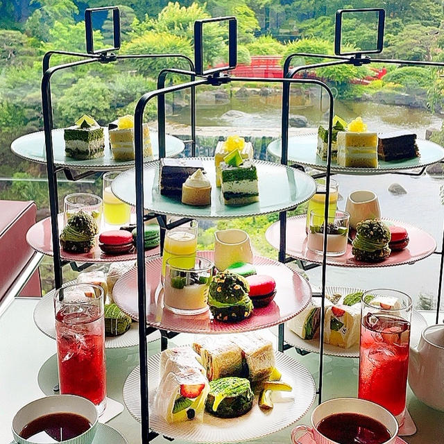 ホテルニューオータニ東京 「メロンと抹茶とチョコ 新アフタヌーンティー」