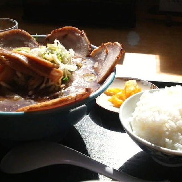 新潟空港近く　「味覚道楽　樽」のラーメンおいしかったよ（*^_^*）　明後日レシピ掲載していただきます♪