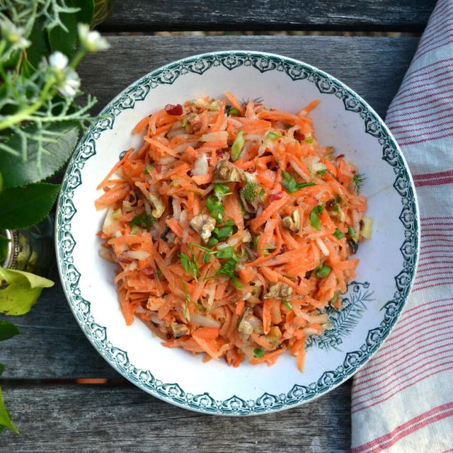 Apple Carrot Salad 林檎と人参のサラダ