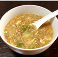  豚ひき肉と白菜の中華風スープ