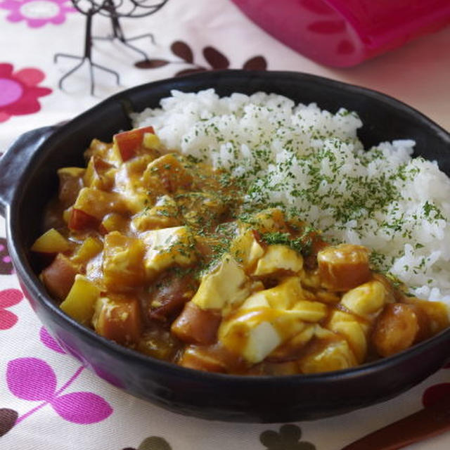 ルクエでカレー研究会～さつまいもとクリームチーズのカレー～