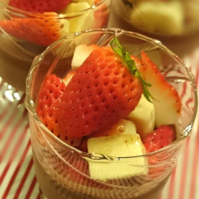 バレンタインにチョコプリン♪