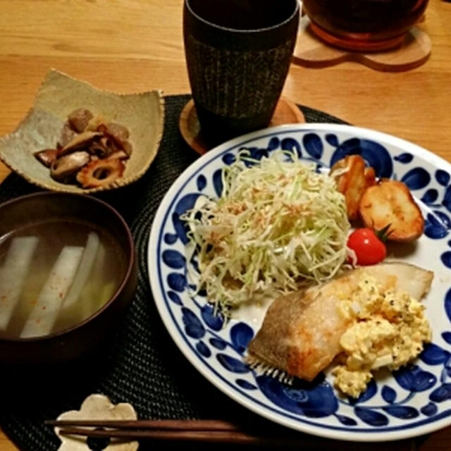 冷蔵庫余り物♪カレイのムニエル