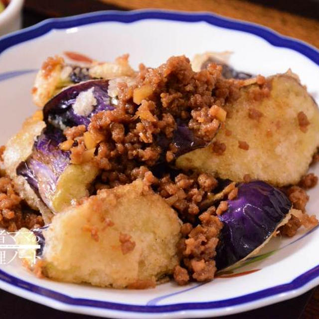 麻婆ナスで晩ごはん