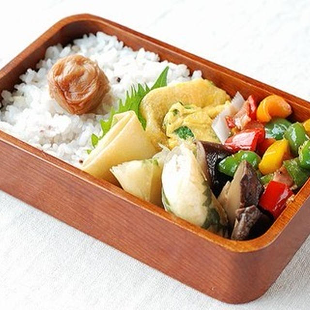 ◆ささ身と大葉チーズの春巻き弁当