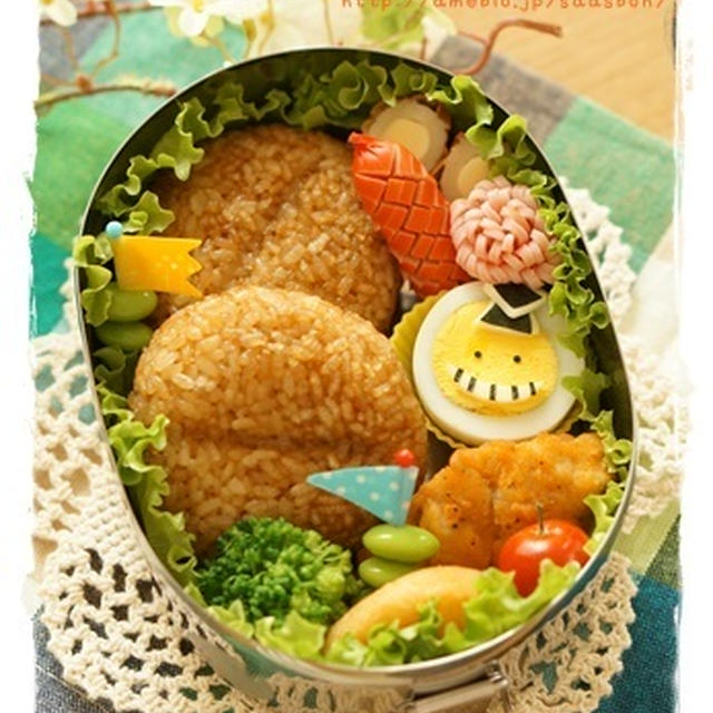 「暗殺教室」殺せんせーのお弁当（キャラ弁）