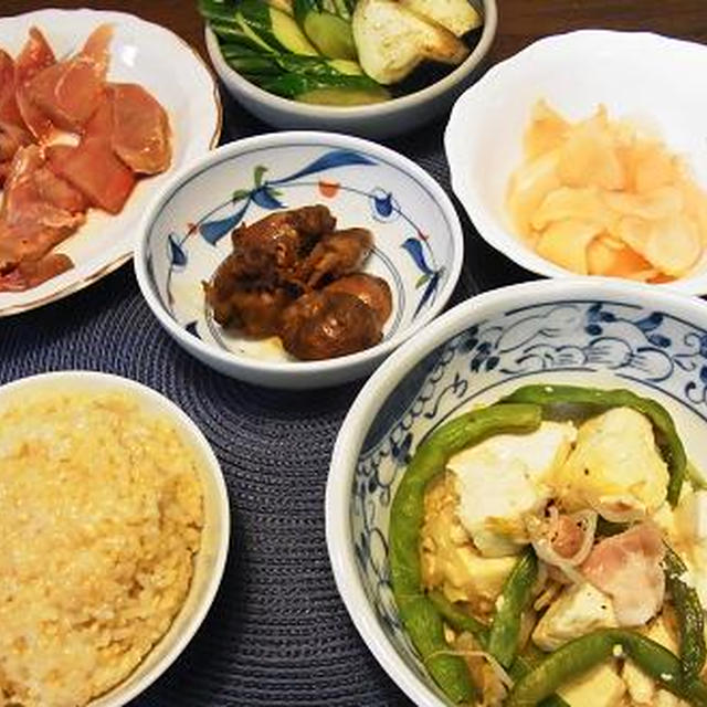 豆腐とインゲンのベーコン煮＆体脂肪はなでしこジャパン？