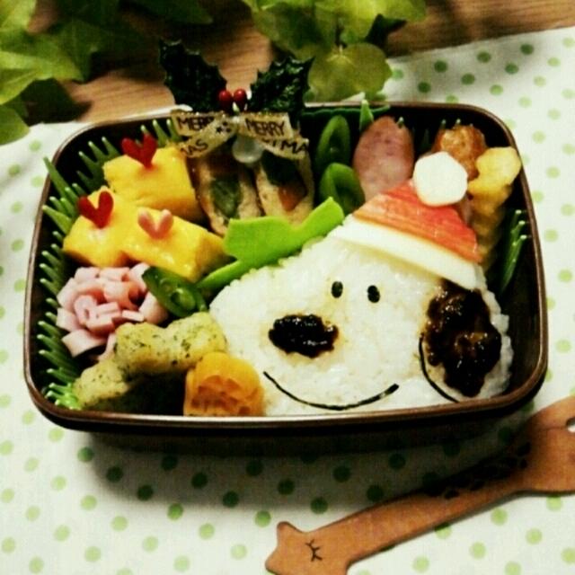 スヌーピー☆サンタ弁当