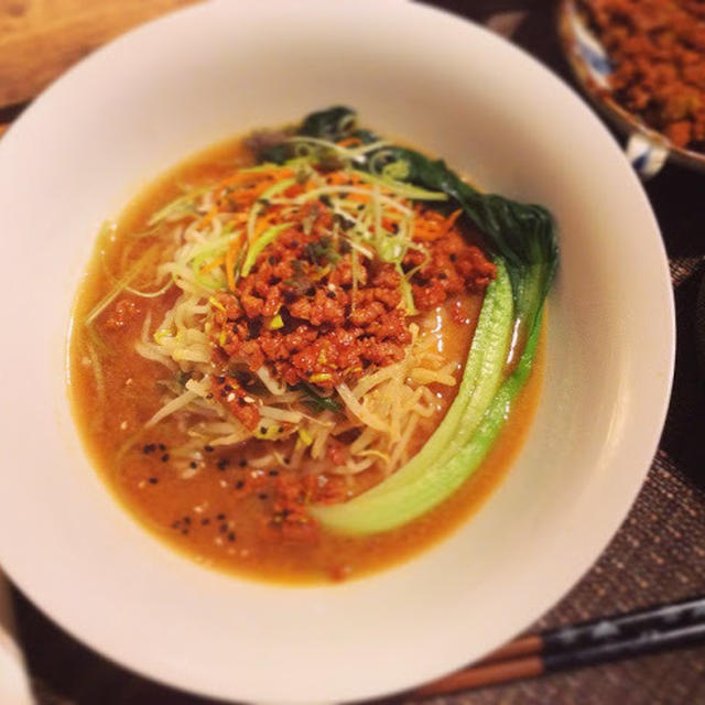 おうち坦々味噌ラーメン