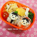 簡単おひな様弁当