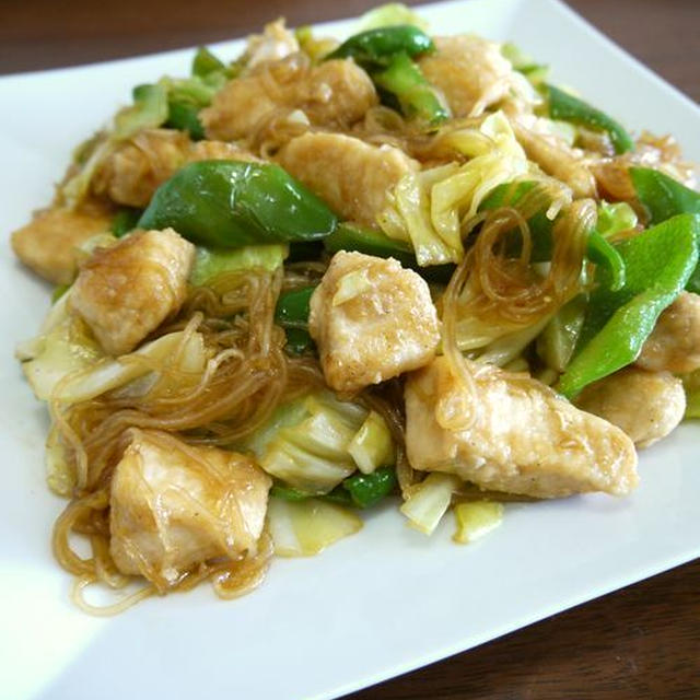【掲載】クックパッドニュース★鶏むね肉と春雨のオイスター野菜炒め♪
