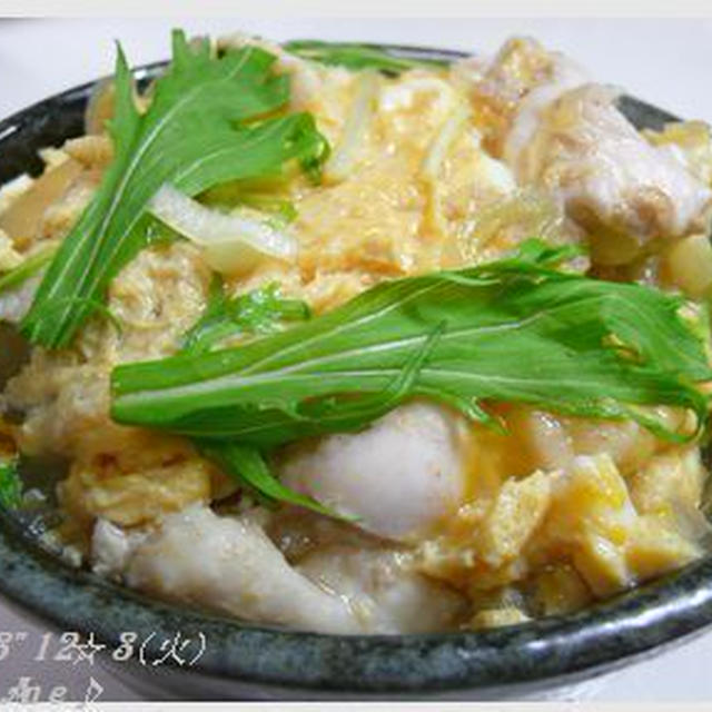 鶏胸肉の親子丼♡