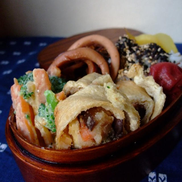 イカの生姜煮お弁当。