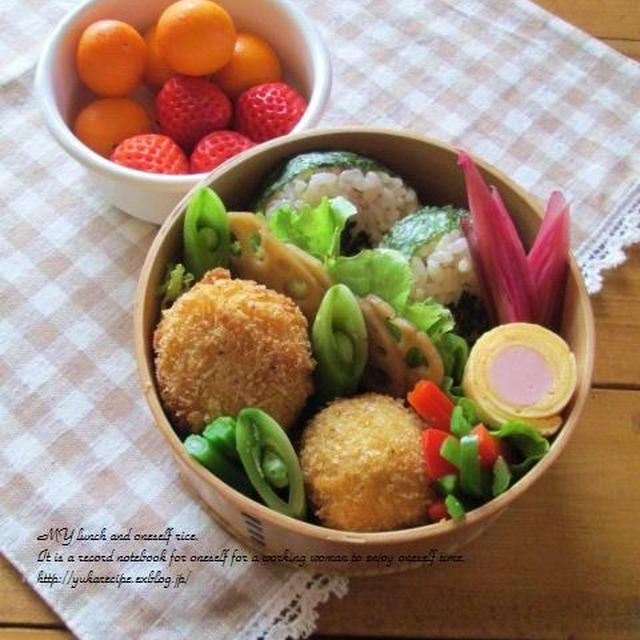 4.7　春キャベツメンチのお弁当
