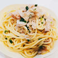 【レシピ】息子くん達に大好評だったパスタ♡豚肉のねぎ塩パスタ