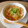 【3分レシピ】豚挽肉と白菜のピリ辛春雨スープ【#体ポカポカ　#簡単レシピ】
