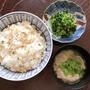 先どり春ごはんに「落とし芋のおみそ汁」。